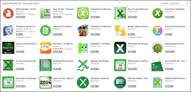 Excel For Mac App Store